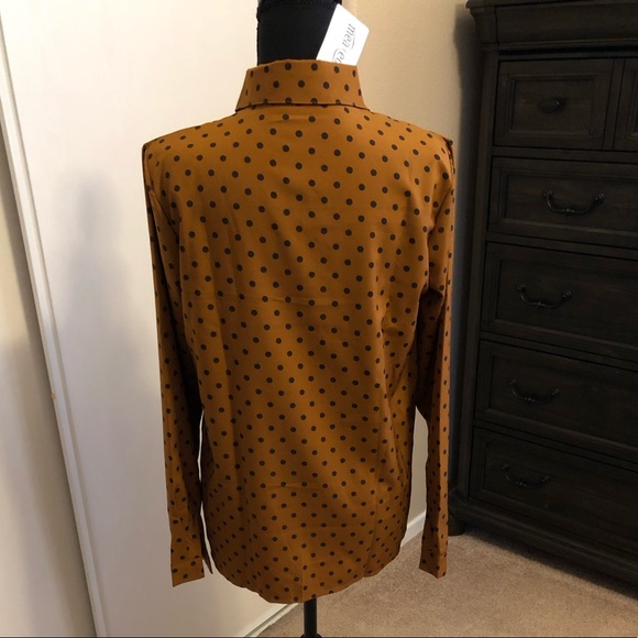Pumpkin Spice Polka Dot Long Sleeve - Picture 2 of 7